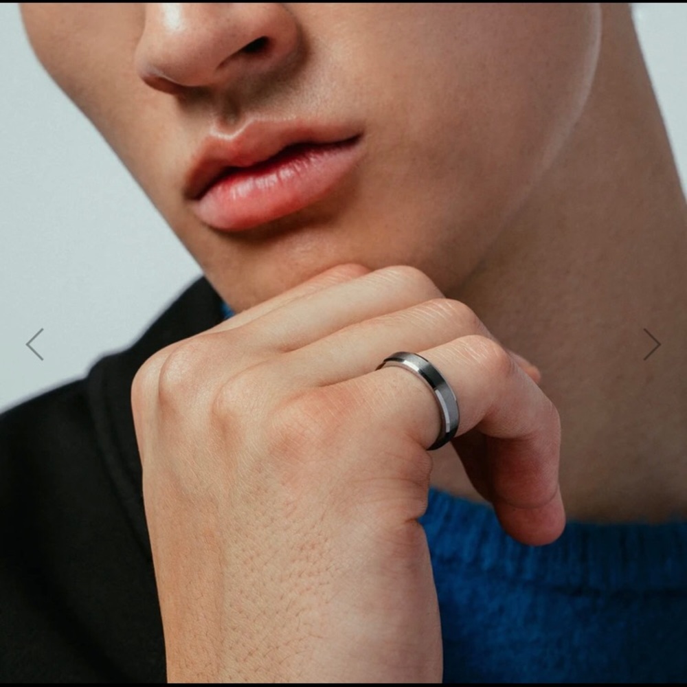VITALY DESIGN DOUBLE SURFACE RING - Picture 2 of 4